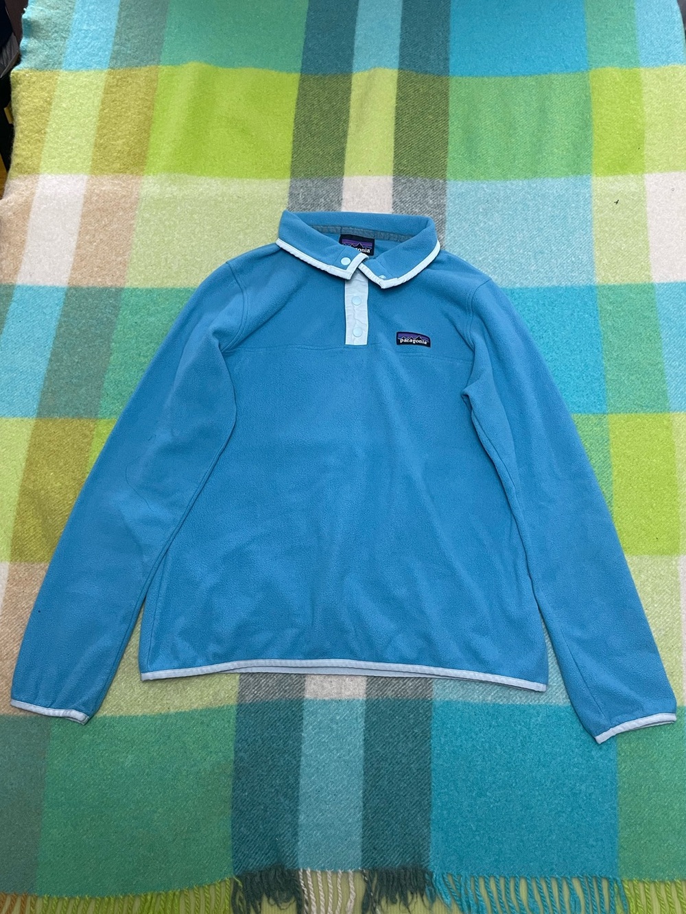 Patagonia Snap T Pullover Blue Fleece Women’s